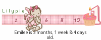 Lilypie First Birthday tickers